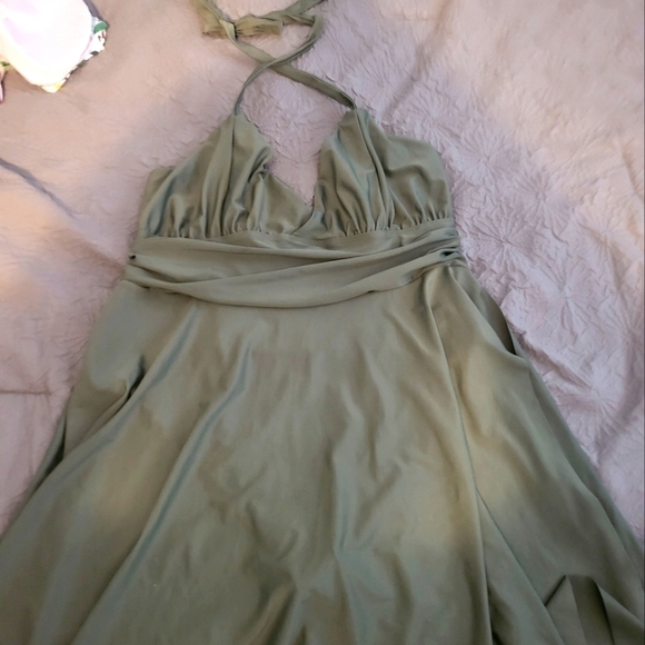 Plus size green bathing suit - Picture 1 of 1